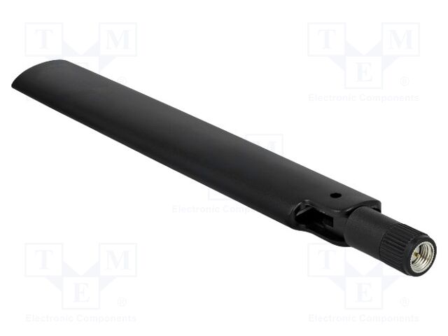 Antenna; LoRa,inner,external; black; SMA; screw-in; male; 50Ω; 3dBi