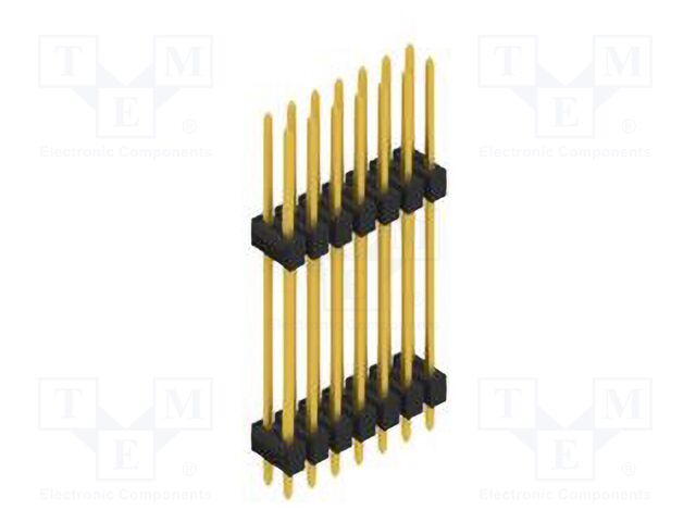 Connector: pin strips; pin header; male; PIN: 14; 2.54mm; THT; 2x7