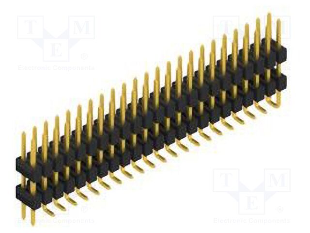 Connector: pin strips; pin header; male; PIN: 46; 2.54mm; SMT; 2x23