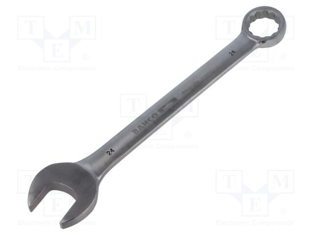 Wrench; combination spanner; 24mm; Overall len: 215mm; ISO 691