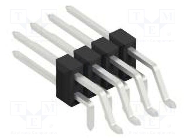 Connector: pin strips; pin header; male; PIN: 8; 2.54mm; SMT,THT