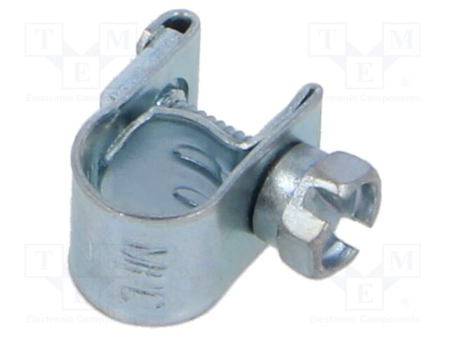 T-bolt clamp; W: 9mm; Clamping: 6÷8mm; zinc plated steel; Mini; W1