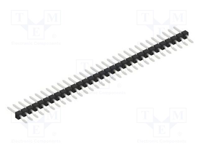 Connector: pin strips; pin header; male; PIN: 31; 2.54mm; SMT; 1x31