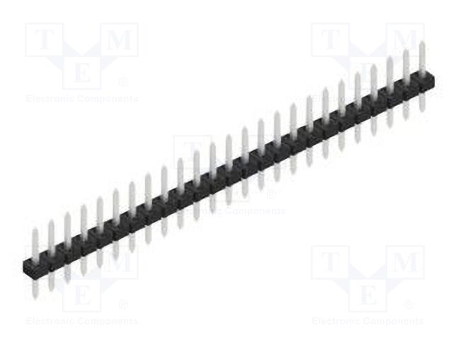 Connector: pin strips; pin header; male; PIN: 25; 2mm; THT; 1x25