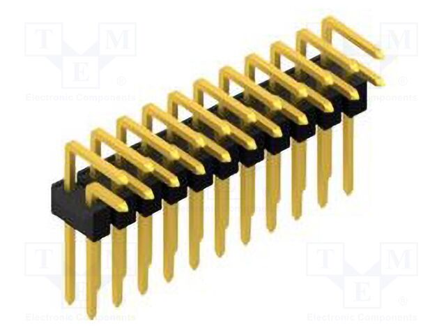 Connector: pin strips; pin header; male; PIN: 22; 2.54mm; THT; 2x11
