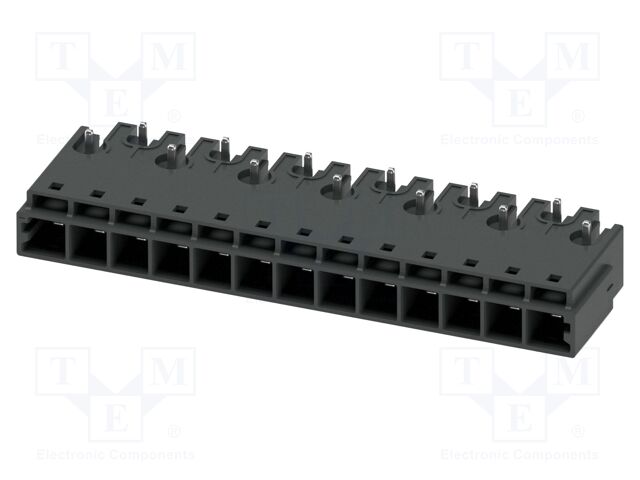 PCB headers, nominal cross section: 4 mm2, color: black, nom