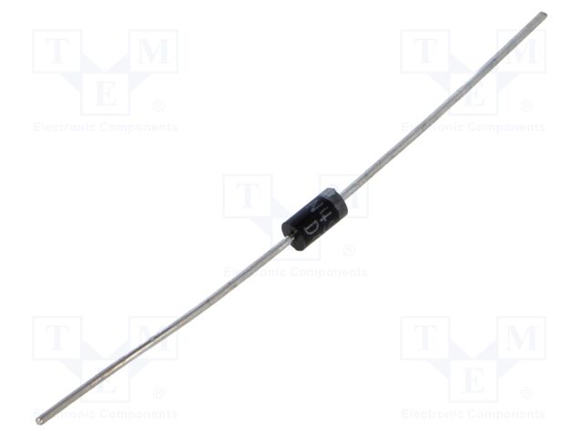 Diode: rectifying; THT; 200V; 1A; Ammo Pack; Ifsm: 30A; DO41; 150ns