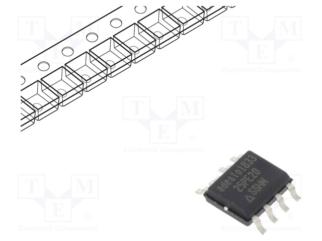 FLASH memory; 2Mbit; SPI / RapidS; 85MHz; 2.3÷3.6V; SO8; serial