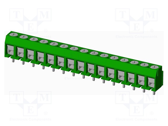 Connector: PCB terminal block; terminal; Plating: tinned; on PCBs