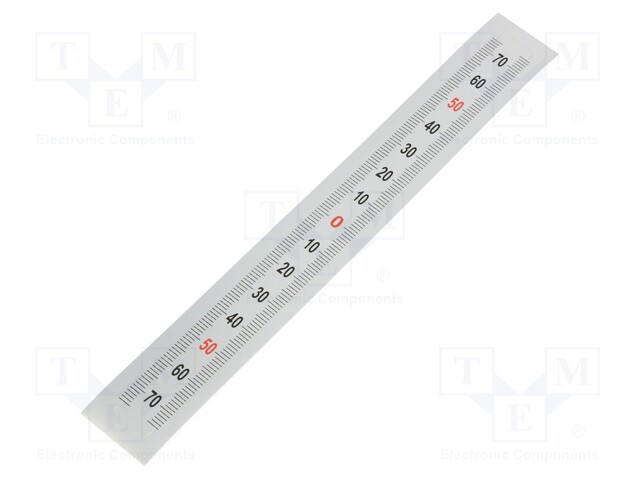 Ruler; figures vertically arranged,self-adhesive; W: 11mm