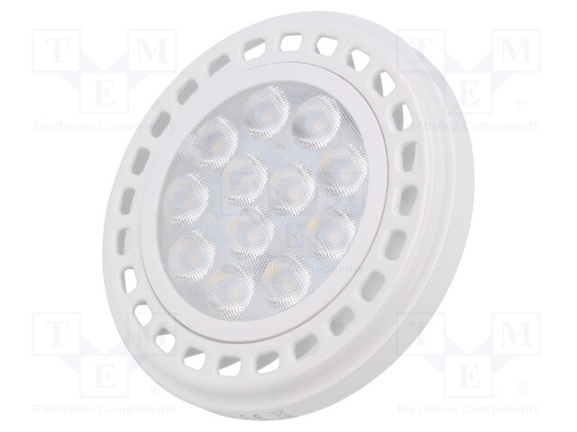 LED lamp; warm white; GU10; 230VAC; 950lm; 12W; 45°; 3000K
