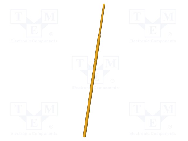 Needle-like test probe; Operational spring compression: 2mm