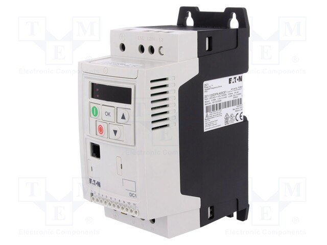 Inverter; Max motor power: 0.37kW; Usup: 200÷240VAC; 0÷500Hz; IN: 4