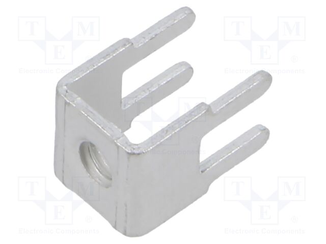 Terminal: screw terminal; THT,screw terminal; silver; straight