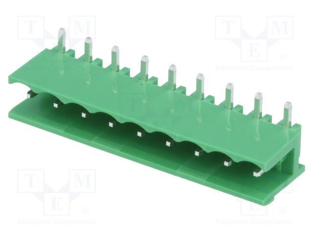 Pluggable terminal block; Contacts ph: 5.08mm; ways: 9; socket