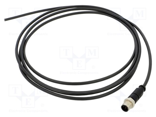 Connector: M12; plug; PIN: 5; male; A code-DeviceNet / CANopen; 3m