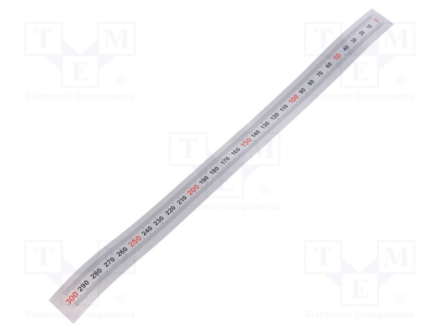 Ruler; figures horizontally arranged,self-adhesive; W: 11mm
