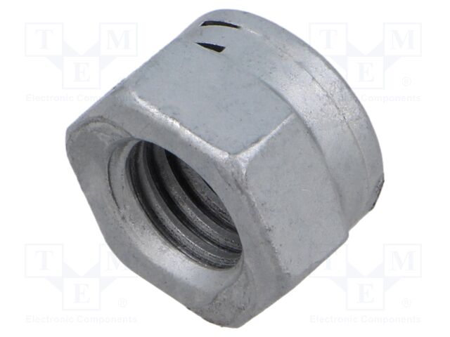 Nut; with protection; hexagonal; M12; 1.75; steel; 18mm; BN 2065