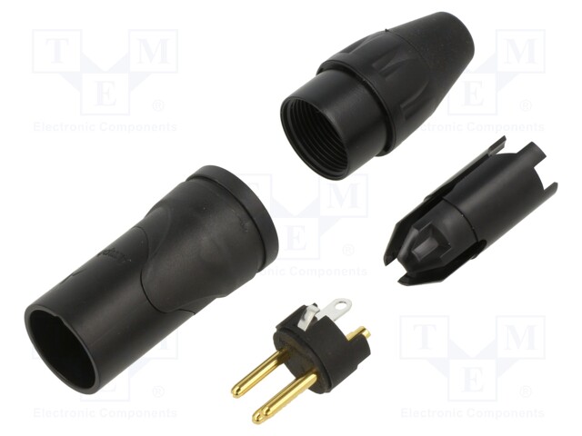 METAL PLUG STR CORD      3 PIN