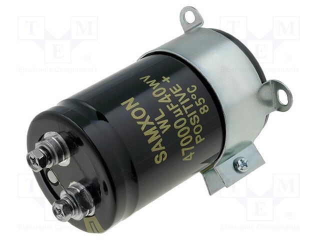 Capacitor: electrolytic; 47000uF; 40VDC; Ø51x90mm; ±20%; 20000h