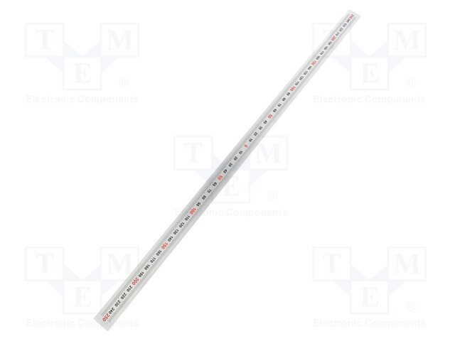 Ruler; figures horizontally arranged,self-adhesive; W: 11mm
