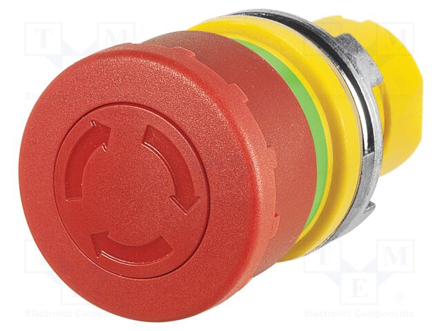 Switch: emergency stop; 22mm; Stabl.pos: 2; red; none; IP65; 46
