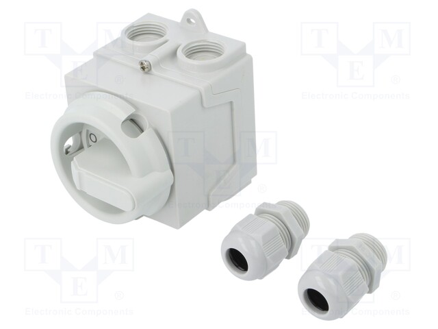 Switch: cam switch; Stabl.pos: 2; 20A; I-0; Mounting: in housing