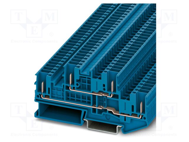 Splice terminal: rail; PA; terminals: 4; W: 5.2mm; H: 98.8mm