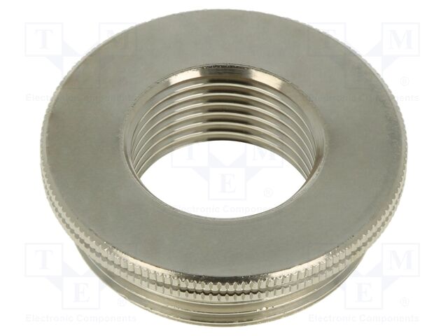 Reduction of threads for glands; Int.thread: M20; brass