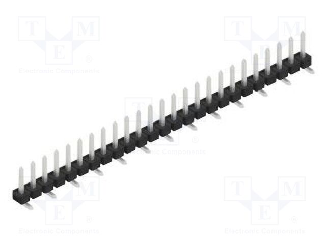 Connector: pin strips; pin header; male; PIN: 25; 2.54mm; SMT; 1x25