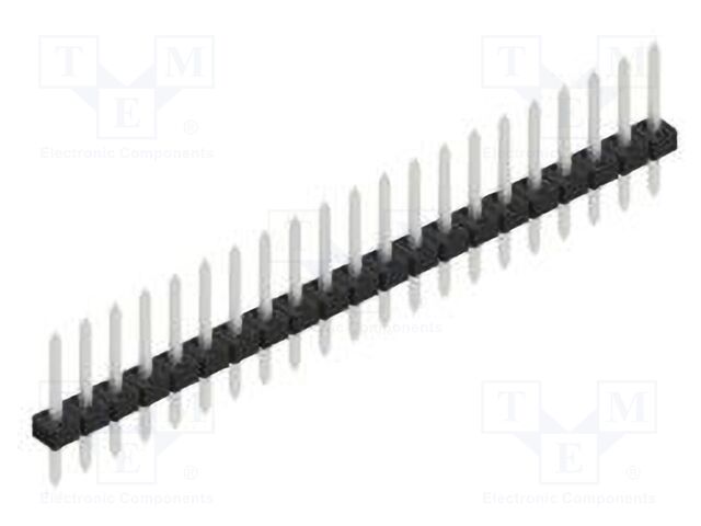 Connector: pin strips; pin header; male; PIN: 21; 2mm; THT; 1x21