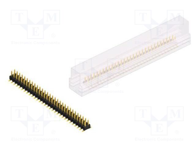 Connector: pin strips; pin header; male; PIN: 60; 2.54mm; SMT; 2x30