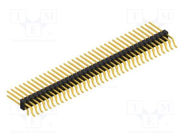 Connector: pin strips; pin header; male; PIN: 72; 2.54mm; SMT,THT
