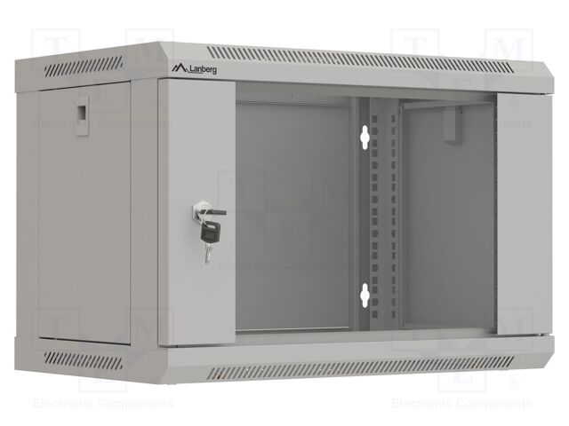 Enclosure: rack cabinet; Standard: 19"; 6U; grey; Z: 350mm; X: 540mm
