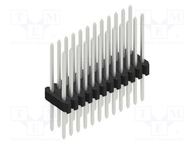 Connector: pin strips; pin header; male; PIN: 24; 1.27mm; THT; 2x12
