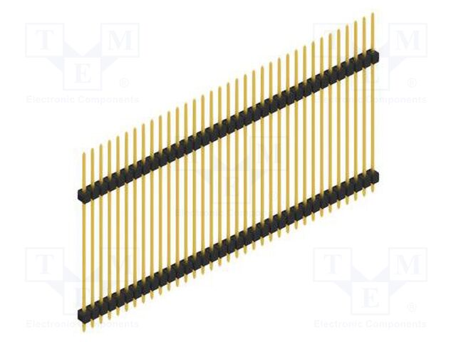 Connector: pin strips; pin header; male; PIN: 35; 2.54mm; THT; 1x35