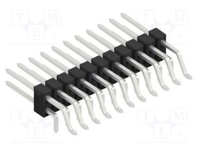 Connector: pin strips; pin header; male; PIN: 22; 2.54mm; SMT,THT
