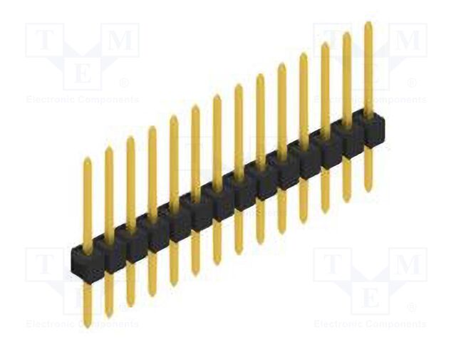Connector: pin strips; pin header; male; PIN: 14; 2.54mm; THT; 1x14