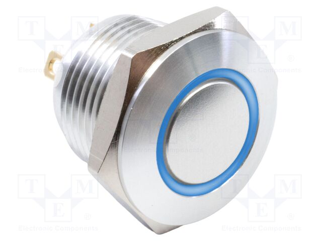 Switch: vandal resistant; Pos: 2; SPST-NO; 2A/36VDC; IP67; OFF-(ON)