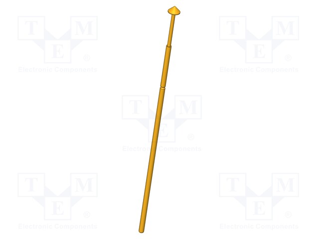 Needle-like test probe; Operational spring compression: 2mm
