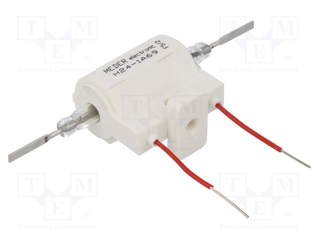 Relay: reed; SPST-NO; Ucoil: 24VDC; 5A; max.10kVDC; max.10kVAC; 50W