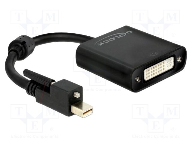Adapter; DVI-I (24+5) socket,mini DisplayPort plug; Len: 0.25m