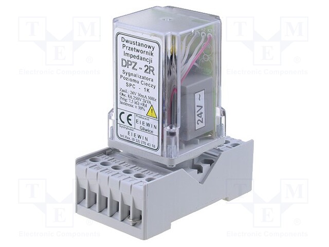 Module: level monitoring relay; conductive fluid level; DIN