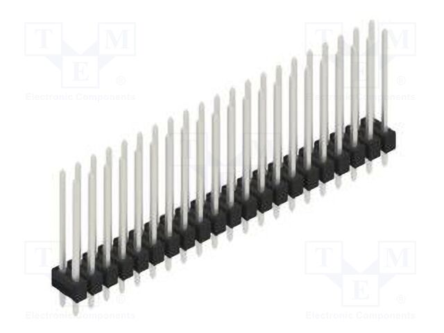Connector: pin strips; pin header; male; PIN: 42; 2.54mm; THT; 2x21