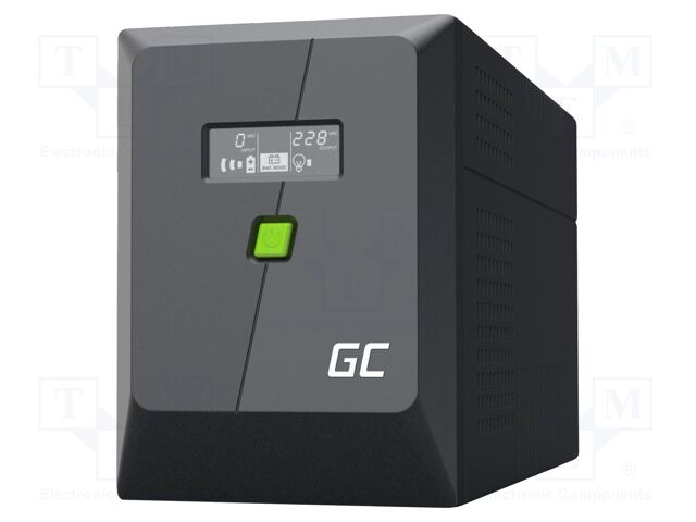 Power supply: UPS; 1.2kW; 2kVA; 230V; 397x146x205mm; 9Ah; Ubatt: 24V