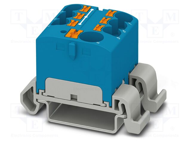 Splice terminal: rail; 32A; 800V; push-in; PA; 0.2÷6mm2; W: 27.9mm