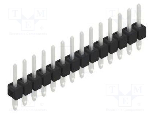 Connector: pin strips; pin header; male; PIN: 14; 2.54mm; THT; 1x14