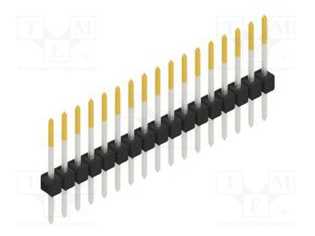 Connector: pin strips; pin header; male; PIN: 17; 2.54mm; THT; 1x17