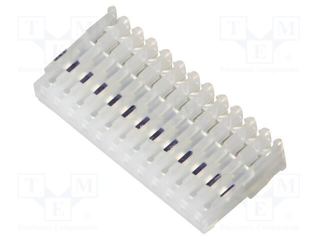 Plug; wire-board; female; PIN: 12; end connector; 2.54mm; IDC; 24AWG