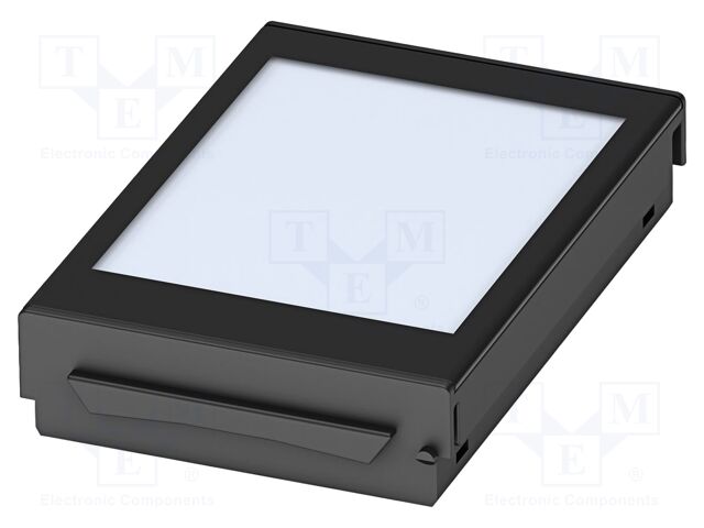 Cover; with display; black; UL94V-0; BC 71,6; polycarbonate
